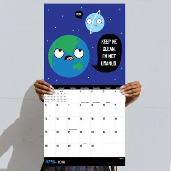 TF Publishing 13.5"x14.5" 2026 Rated R Puns Wall Calendar image {3}
