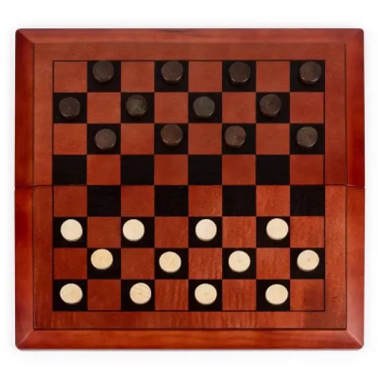 Game Gallery Chess & Checkers Wood Set image {8}