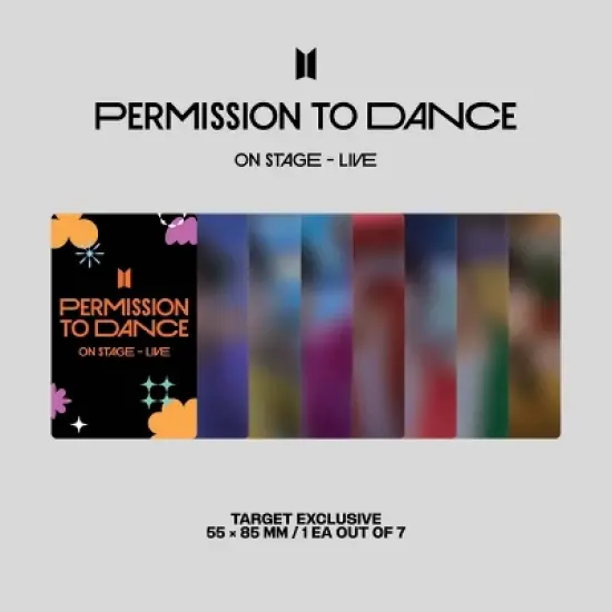 BTS - PERMISSION TO DANCE ON STAGE - LIVE (Target Exclusive, CD) image {3}