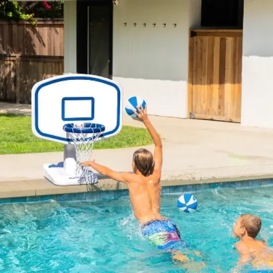 GoSports Splash Hoop PRO Swimming Pool Basketball Game - White image {2}