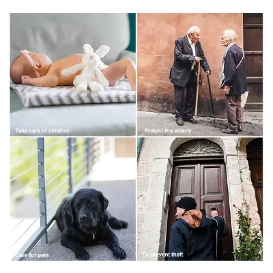 Tokk Cam C2+ Wi-Fi 720p Discreet Day/Night Vision Camera, Black image {5}