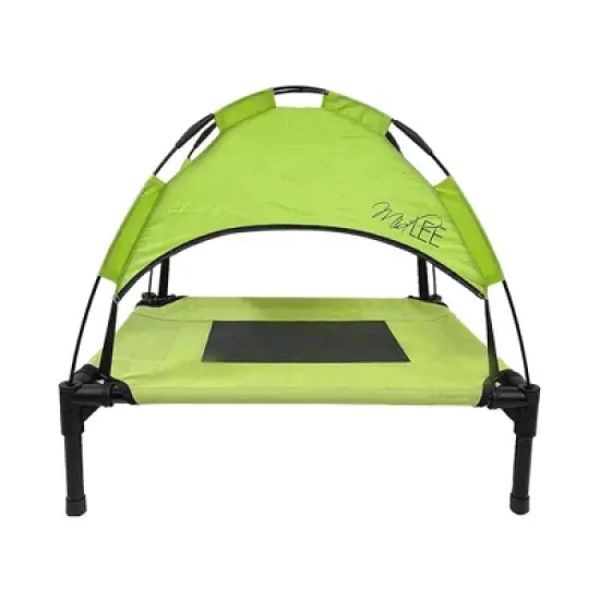 Midlee Green Dog Cot with Canopy image {9}
