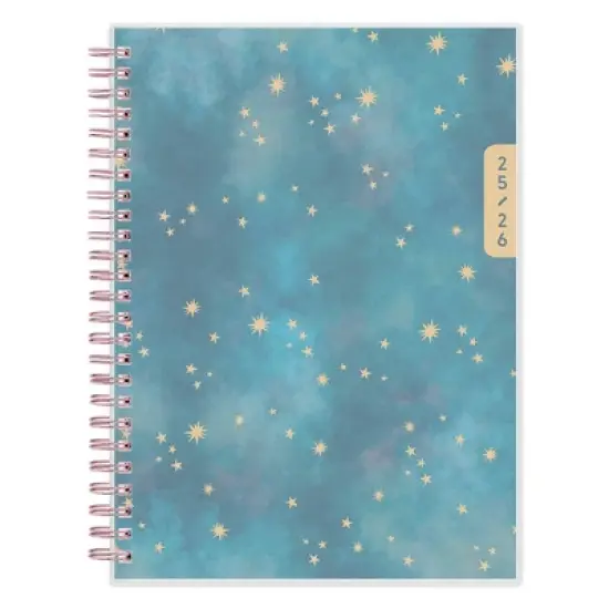 WAAV 5.875"x8.625" Wirebound 2025-2026 Weekly/Monthly Planner Frosted Callisto image {14}