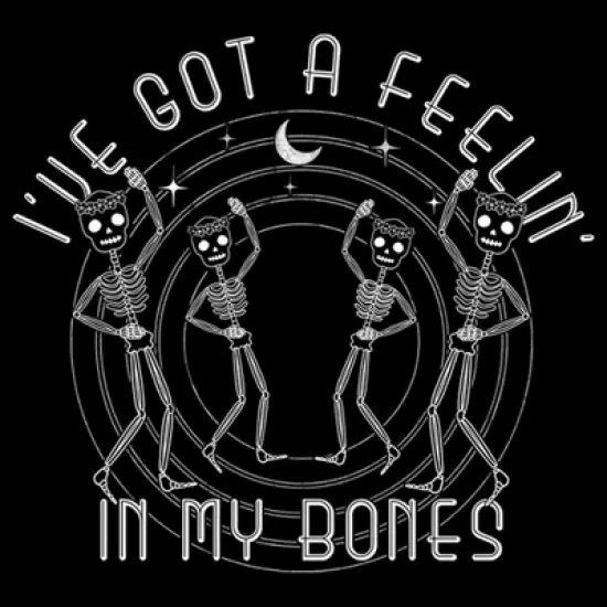 Boy's Lost Gods Halloween I've Got a Feelin' in my Bones T-Shirt image {1}