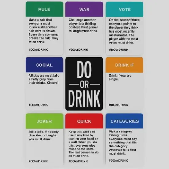 Do or Drink Win or Hydrate Game image {7}
