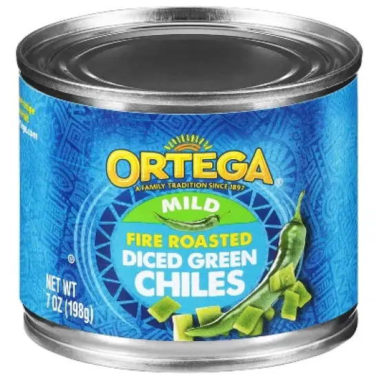 Ortega Fire Roasted Diced Green Chiles - 7oz image {10}