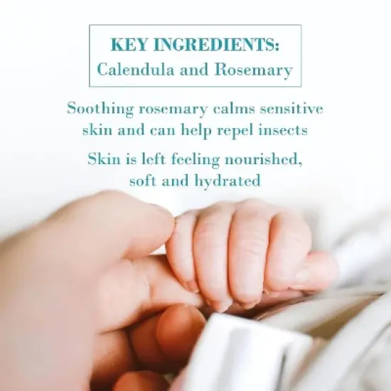 Original Little Sprout - Scrumptious Baby Cream (12 oz/pump) Soothing Rosemary | Calms Sensitive Skin | Nourished Soft and Hydrated Skin image {4}