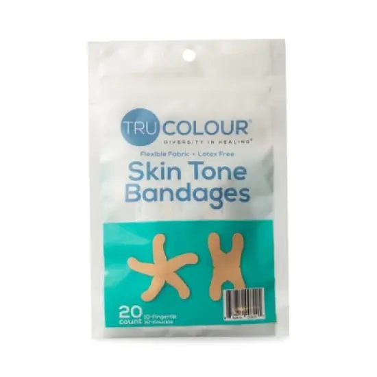 TruColour Skin Tone Shade Knuckle Bandages, Beige image {1}