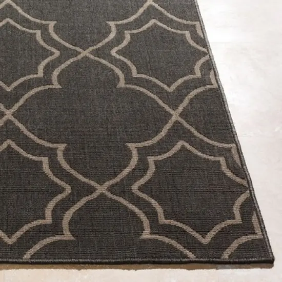 Mark & Day Liam Woven Indoor and Outdoor Area Rugs Black
 image {2}