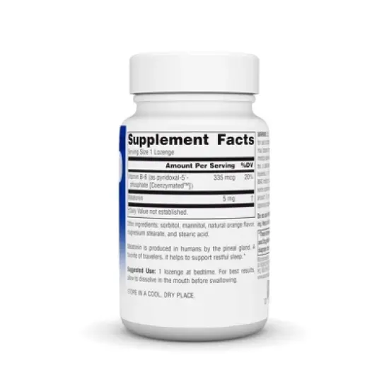 Melatonin 5mg Sublingual-Orange by Source Naturals, Inc.  -  200 Lozenge image {1}