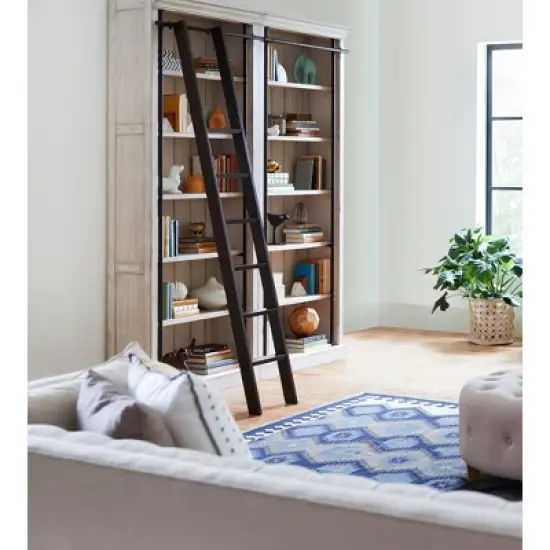 94" Avondale Tall Wood Bookcase Fully Assembled - Martin Furniture image {1}