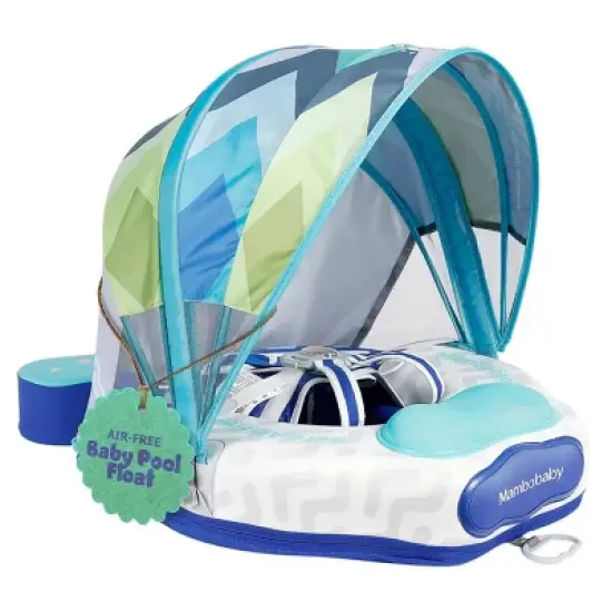 Mambobaby Innovative Explorer Baby Pool Float with Canopy image {7}