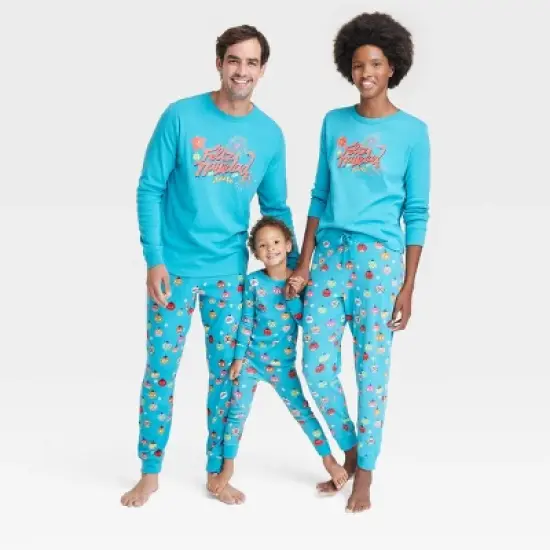 Toddler Feliz Navidad Matching Family Pajama Set - Wondershop&trade; with Dia Pacheco Blue image {3}