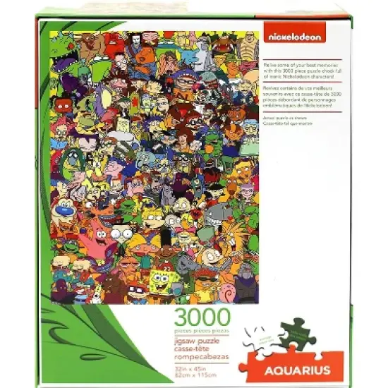 Aquarius Puzzles Nickelodeon Cast 3000 Piece Jigsaw Puzzle image {2}
