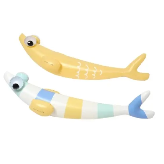 Sunnylife Kids Inflatable Noodles - Finn The Fish, Set of 2 Pool Float Toys image {5}