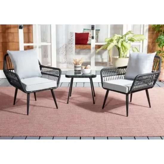 Londyn 3 Piece Lounge Set - Indoor/Outdoor - PAT9031 - Safavieh image {1}