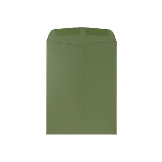 JAM Paper 9 x 12 Open End Catalog Envelopes Olive Green 31287534 image {1}