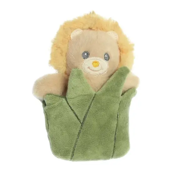 ebba Small Leo Lion Pocket Peekers Playful Baby Stuffed Animal Yellow 5.5" image {1}