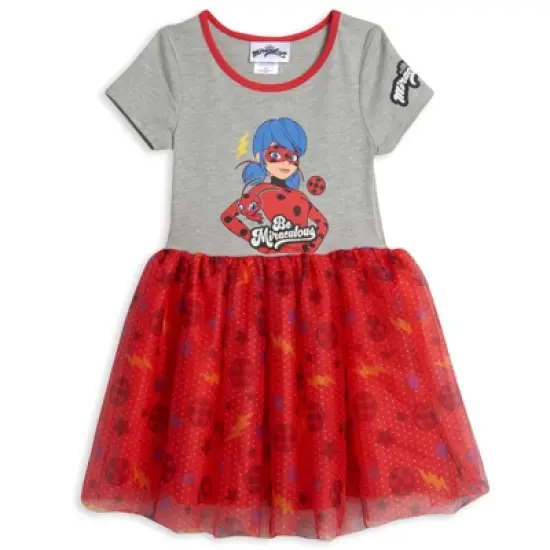 Miraculous Ladybug Rena Rouge Girls Tulle Dress Toddler to Big Kid image {8}