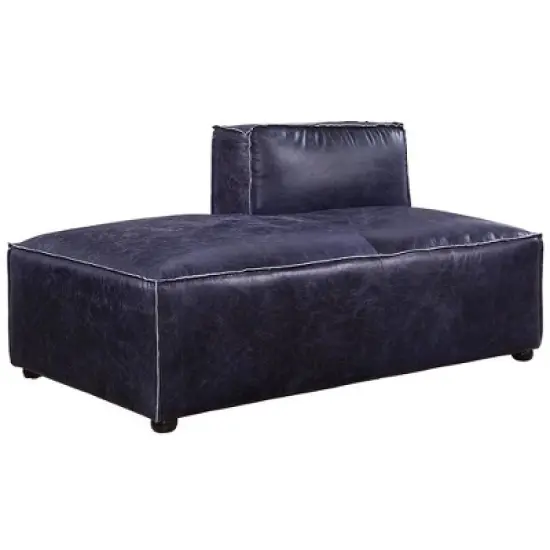 54" Birdie Grain Leather Chaise Lounge - Acme Furniture image {1}