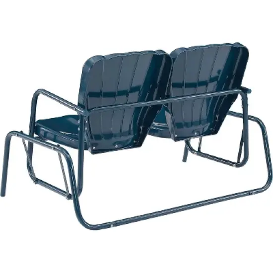 HomeStock Ridgeland Outdoor Metal Loveseat Glider image {4}