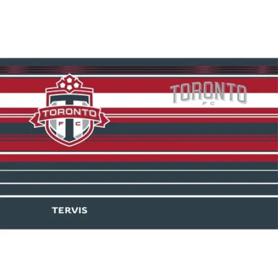 MLS Toronto FC 20oz Hype Stripe Stainless Steel Tumbler image {1}