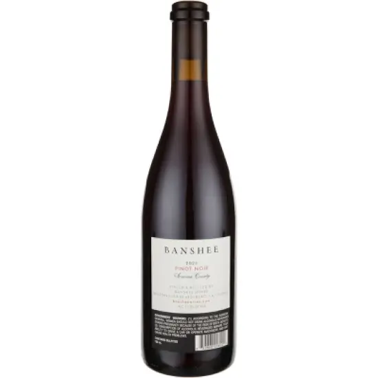 Banshee Pinot Noir Red Wine - 750ml Bottle image {2}