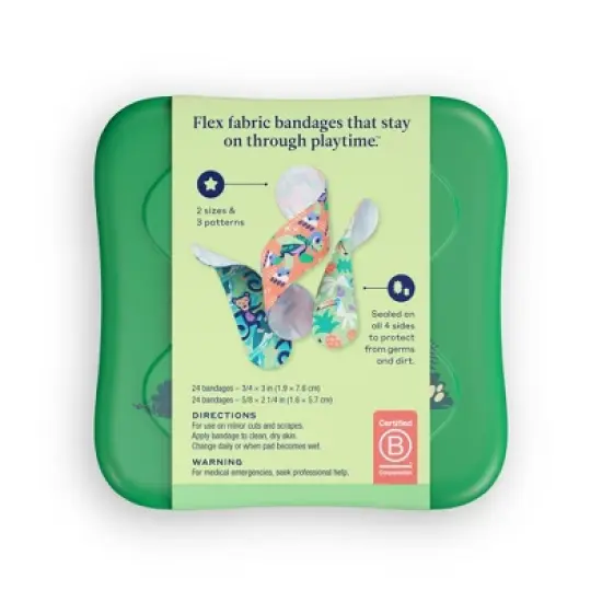 Welly Turtle Oasis Flex Fabric Bandages - 48ct image {4}