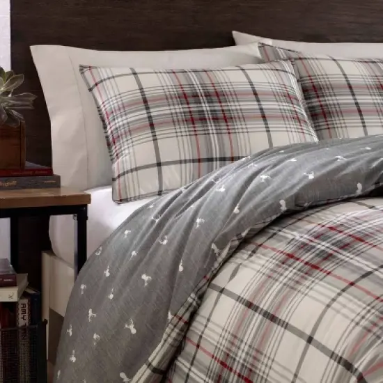 Alder Plain Reversible Duvet Cover Set - Eddie Bauer image {3}