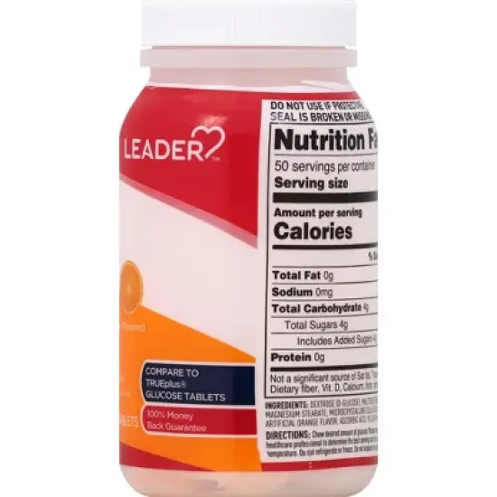 Leader Glucose Tablets 50 ea image {4}