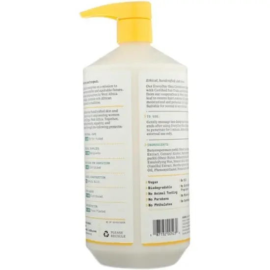 Alaffia Vanilla Everyday Shea Conditioner Vanilla Mint - 32 oz image {1}