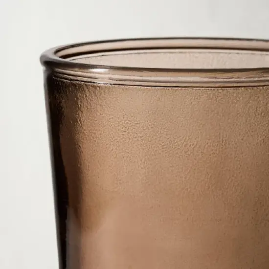 19oz Tall Recycled Pint Glass Brown - Hearth & Hand&trade; with Magnolia image {2}