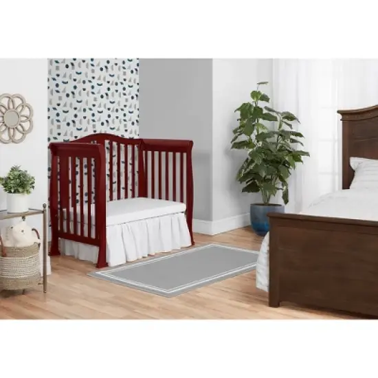 Dream On Me JPMA Certified Naples 4-in-1 Convertible Mini Crib image {4}