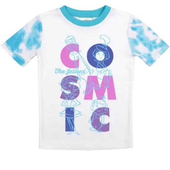 The Jetsons Cosmic Youth Blue & White Wash Pattern Sleep Set image {1}