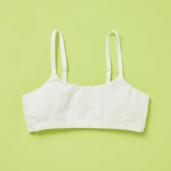 Yellowberry Girls' Super Soft Cotton First Training Bra with Convertible Straps image {6}