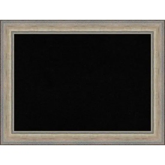 33"x25" Wood Frame Black Cork Board Fleur Champagne Silver - Amanti Art: Bulletin Board, Cork Material, Wall Mount, No Choking Hazard image {10}