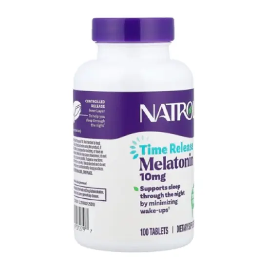 Natrol Melatonin, Time Release, 10 mg, 100 Tablets image {4}