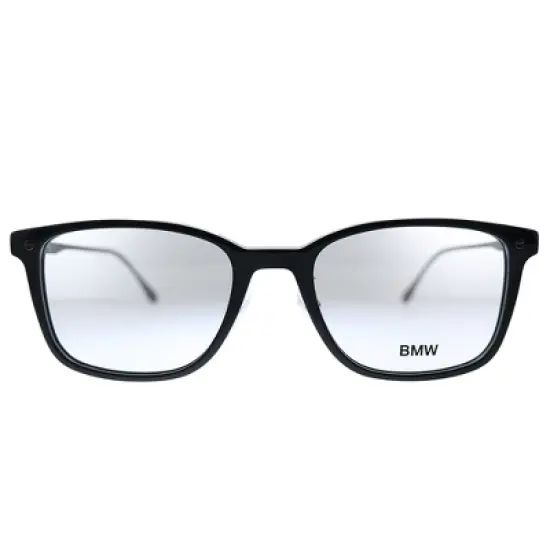 BMW BW 5014 001 Unisex Square Eyeglasses Shiny Black 54mm image {1}