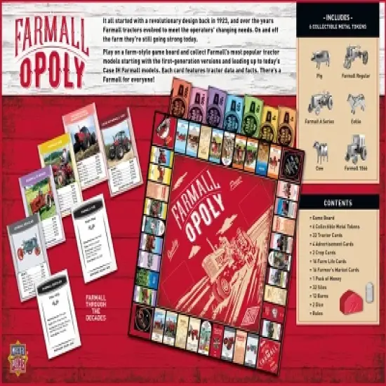 MasterPieces Opoly Family Board Games - Farmall Opoly image {3}