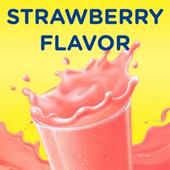 Nestle Nesquik Strawberry Flavor Powder Drink Mix for Strawberry Milk - 18.7oz image {8}