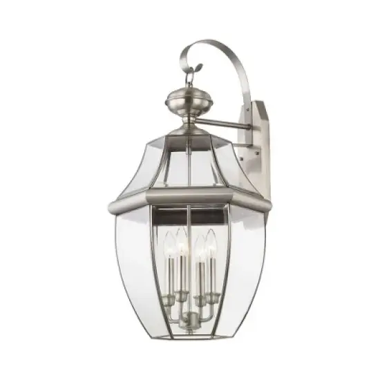 Livex Lighting Monterey 4 - Light Wall Light in  Brushed Nickel image {3}
