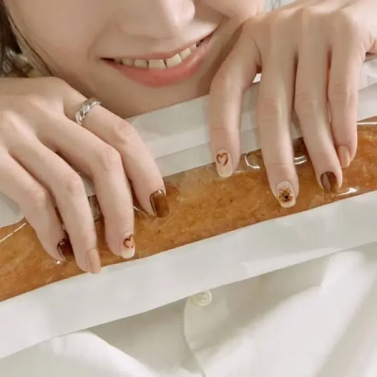 Ohora Gel Nail Art Gem Line - Caramel Bear - 30ct image {5}