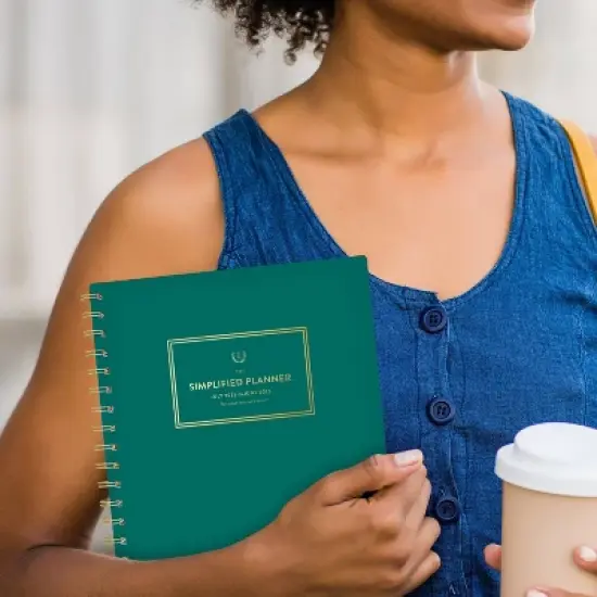 Emily Ley for At-A-Glance 2025-2026 Weekly/Monthly Planner 3/4"x7-7/8"x8-7/8" Green image {7}