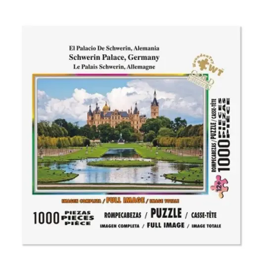 Wuundentoy Gold Edition: Schwerin Palace Germany Jigsaw Puzzle - 1000pc image {4}