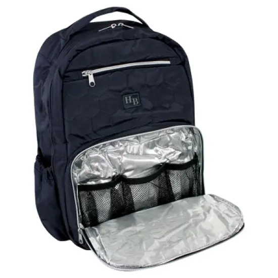 Hudson Baby Premium Diaper Bag Backpack and Changing Pad, Navy, One Size image {2}