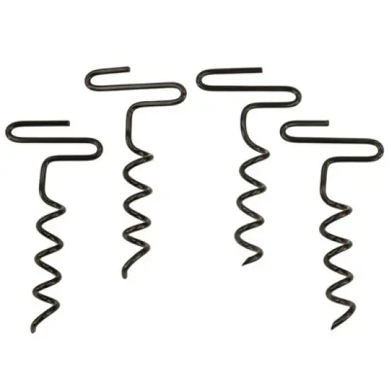 Rhino Hunting Auger Stake Kit 4-Pack - Black image {1}