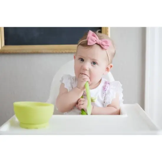 Olababy Baby First Training Set with Silicone Steam Bowl, Training Spoon & Feeding Spoon image {7}