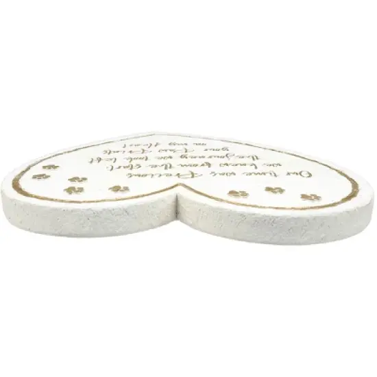 Pavilion Gift Company - Pawprints - 11" Heart Garden Stone - Stepping Stones and Pathways image {5}