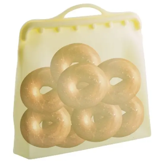 Reusable Silicone Food Storage Bags 4Pack Multipurpose 1 Gallon Storage Bag, Dishwasher Safe, Plastic and BPA Free Innovative Technology Products Corp image {5}