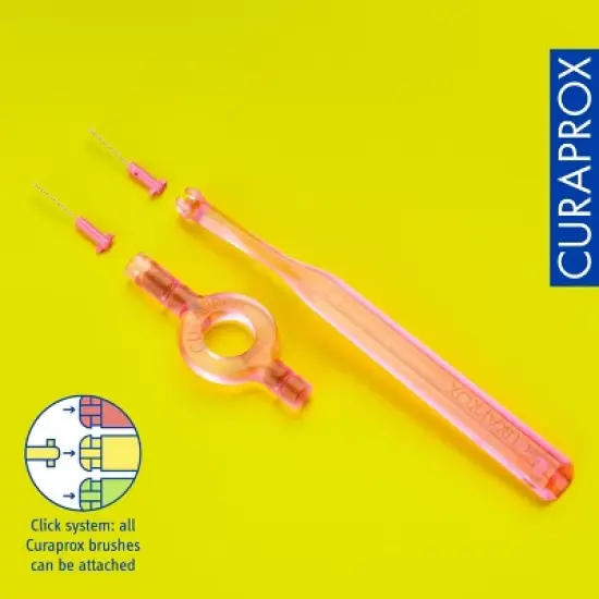 Curaprox CPS 08 Prime Refill Pink, 8-Pack Interdental Brushes for Gentle Cleaning of Tight Gaps image {4}